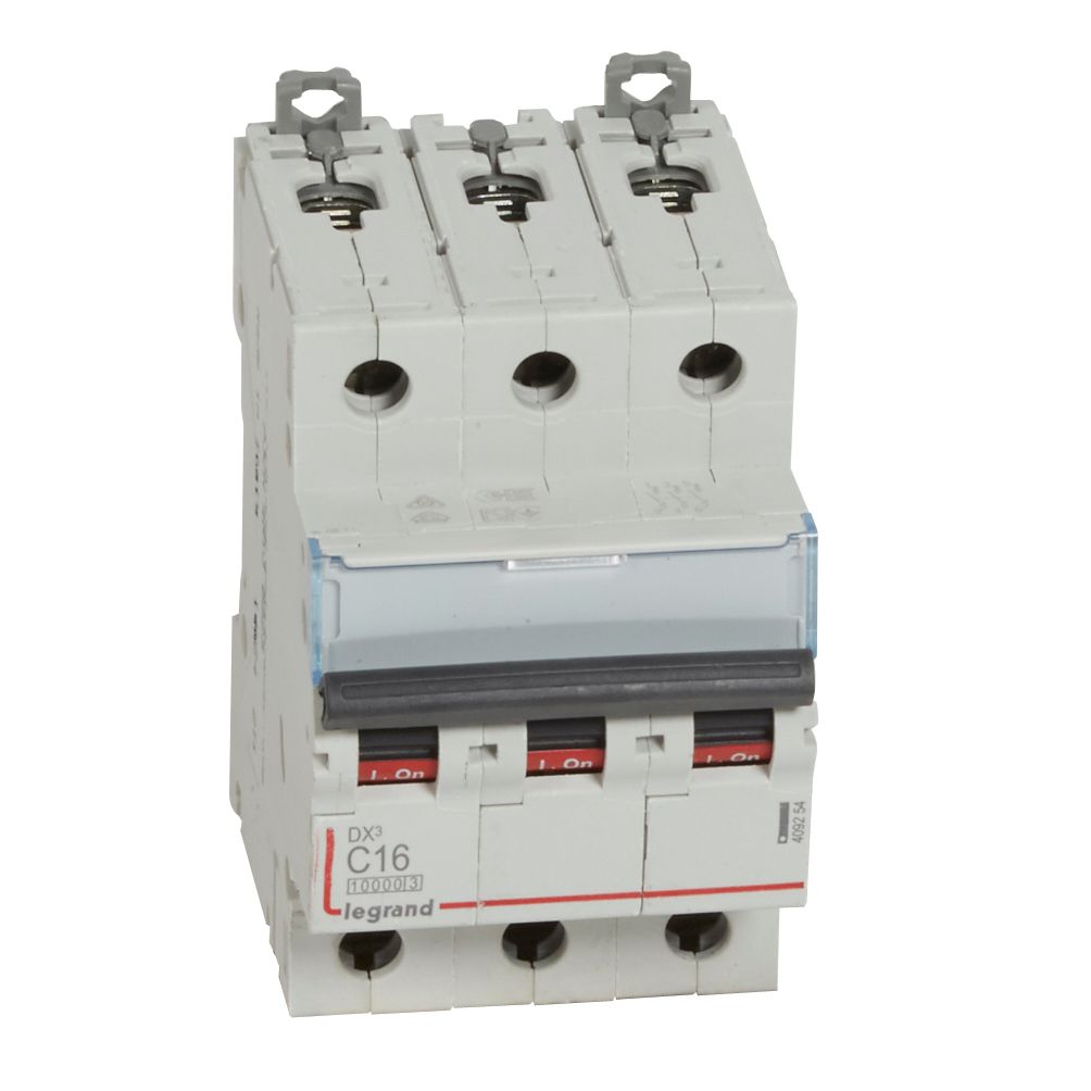 Interruptor automático 3P 16kA curva C DX3 409254 Legrand — Legrand