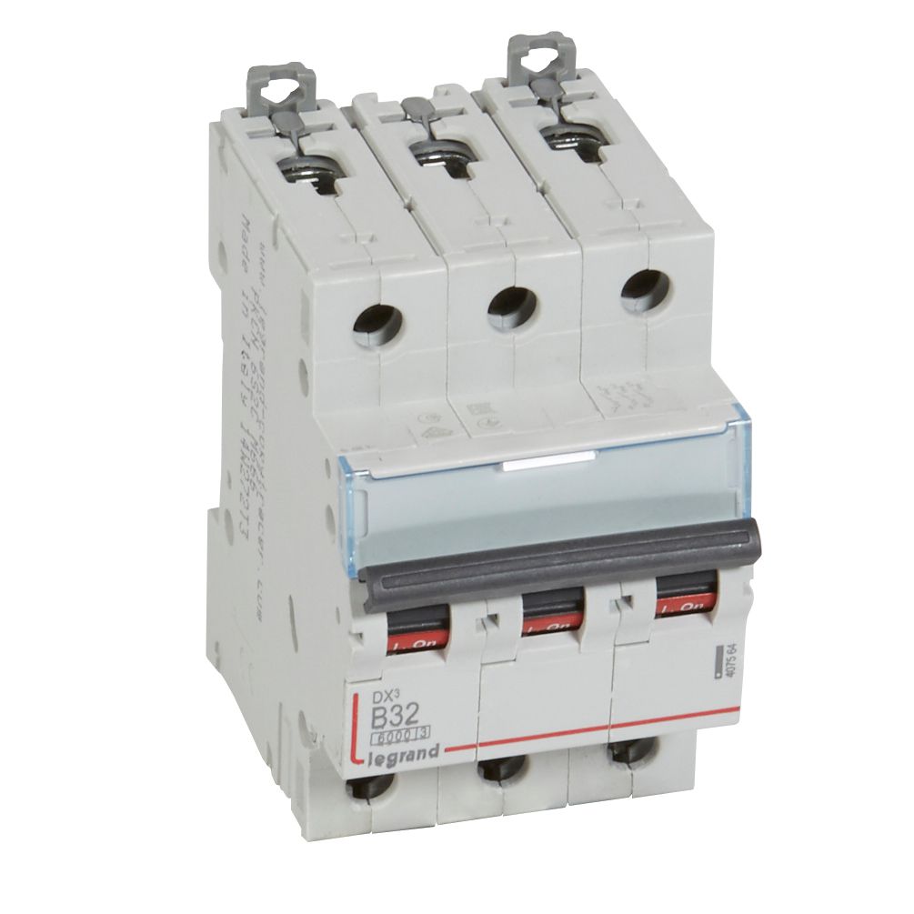 Interruptor automático 3P 10kA curva B DX3 407564 Legrand — Legrand