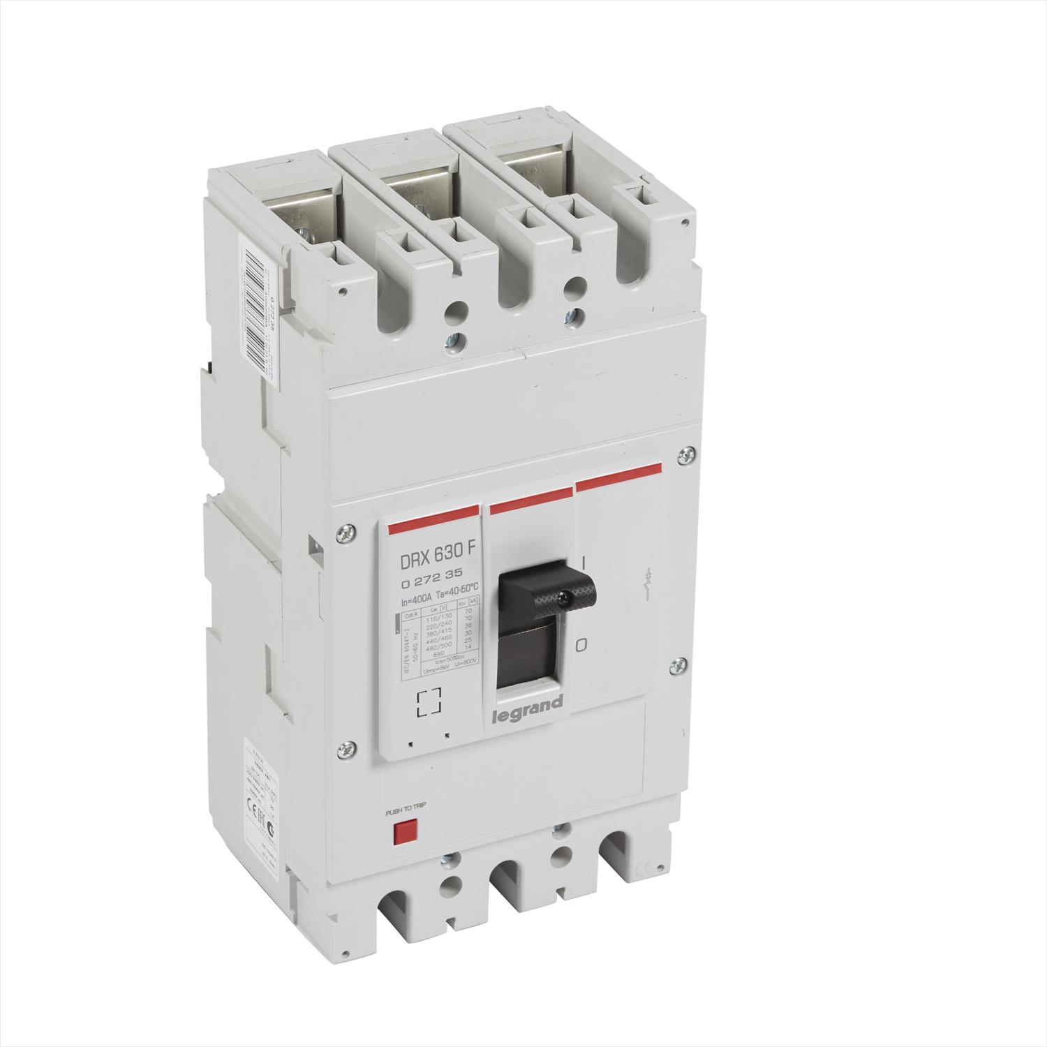 Interruptor caja moldeada 3x400A 36kA DRX 27235 Legrand — Legrand