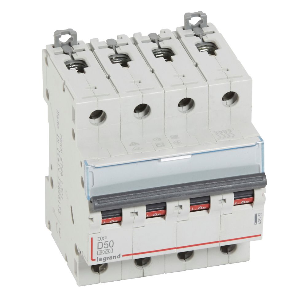 Interruptor automático 4P 10kA curva D DX3 408152 Legrand — Legrand