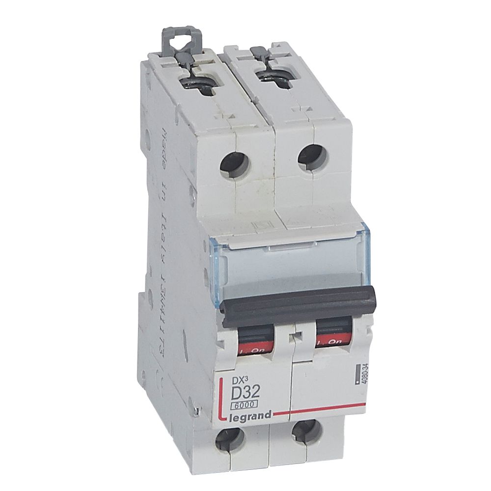 Interruptor automático 2P 10kA curva D DX3 408034 Legrand — Legrand