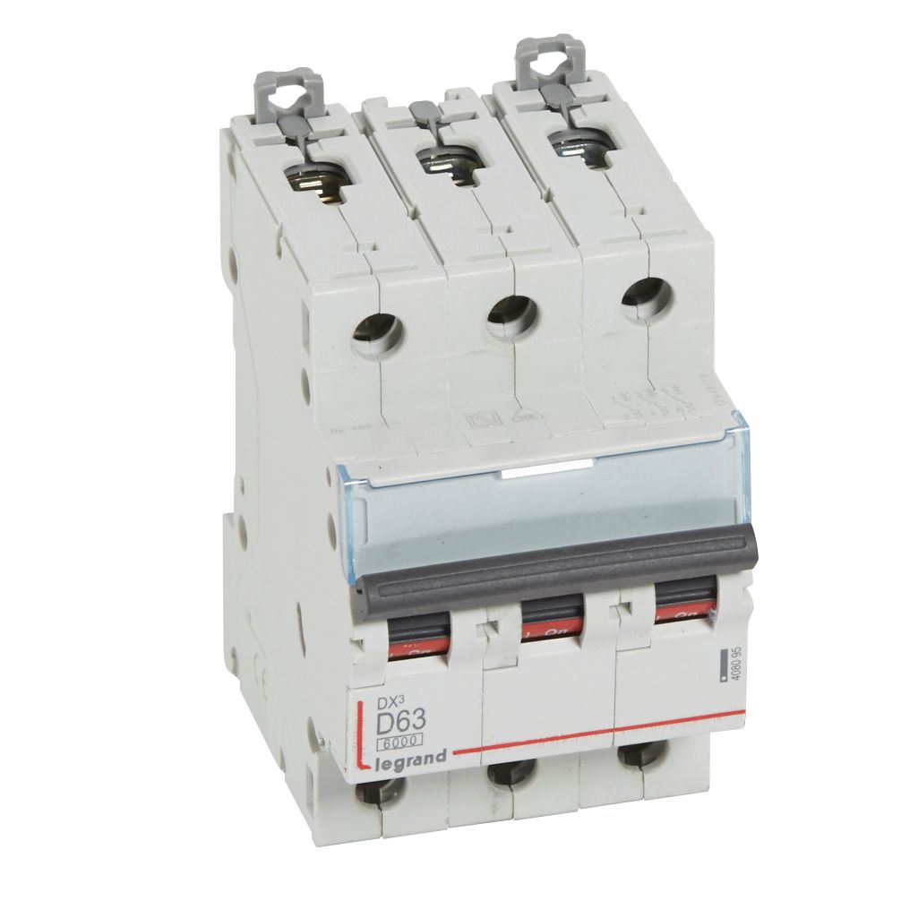 Interruptor automático 3P 10kA curva D DX3 408095 Legrand — Legrand