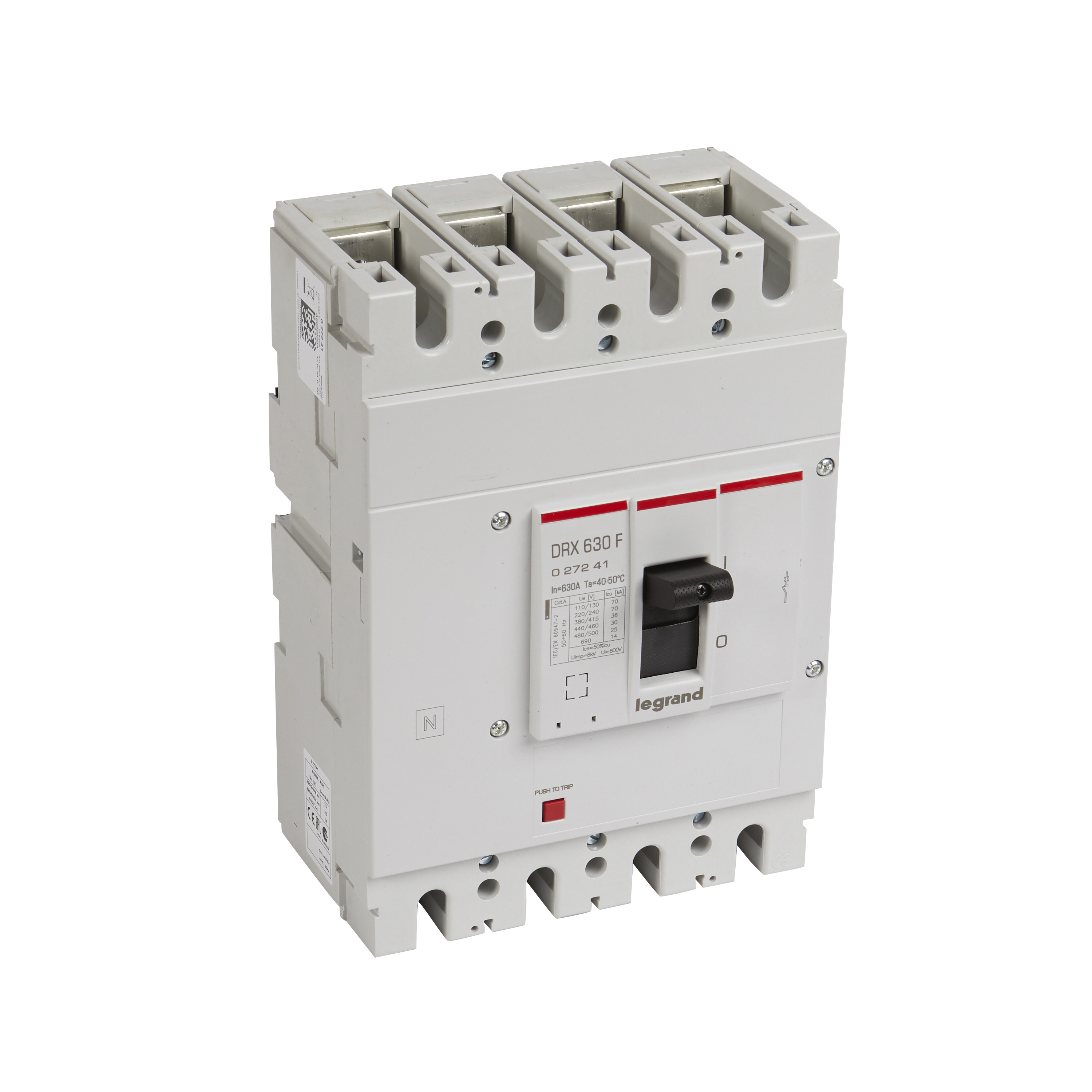 Interruptor caja moldeada 4x630A 36kA DRX 27241 Legrand — Legrand