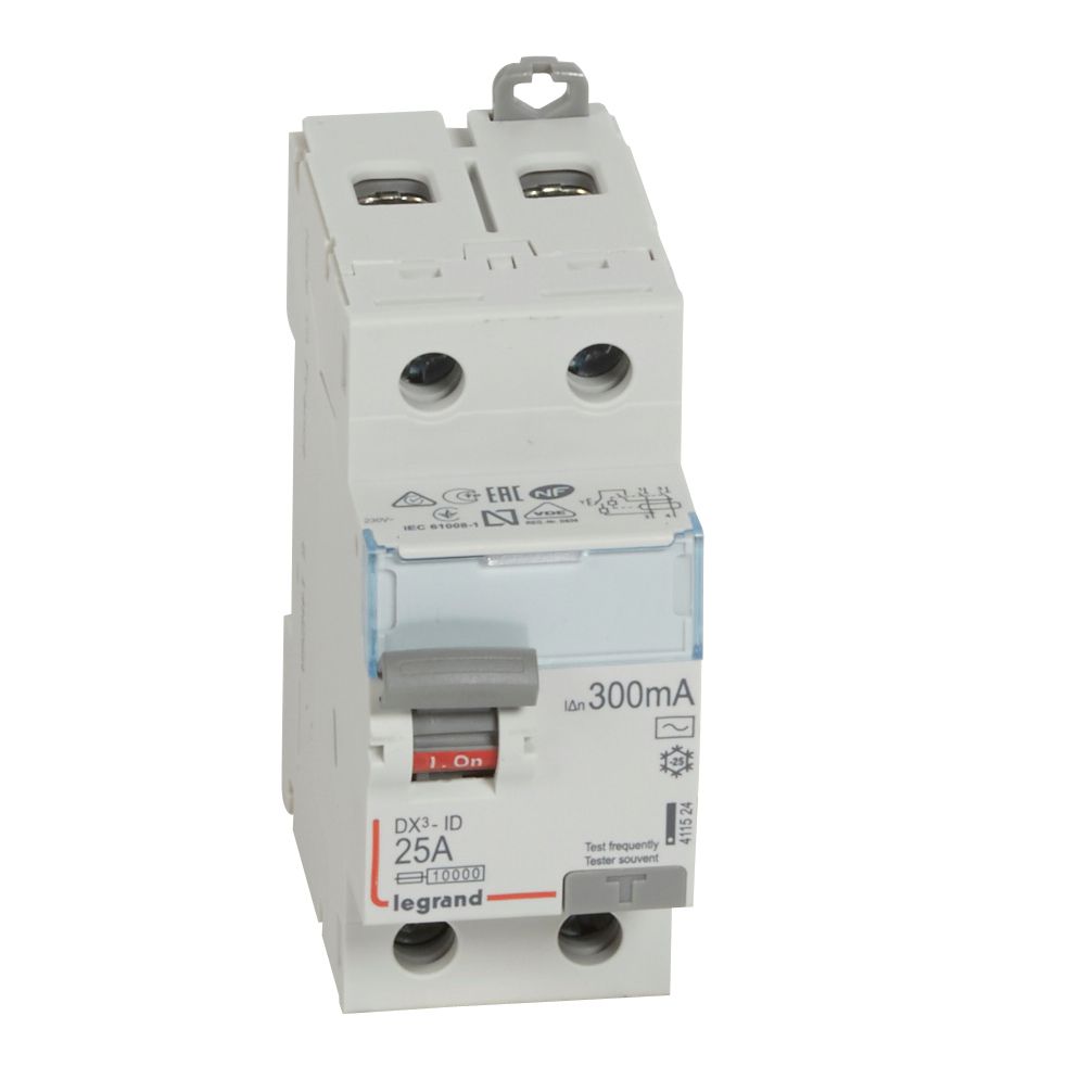 Interruptor DX3 Diferencial Tipo AC Bipolar 411524 — Legrand — Legrand