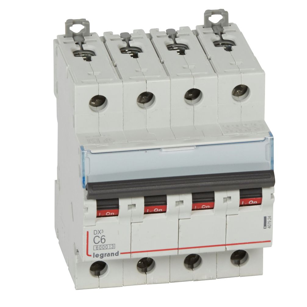 Interruptor automático 4P 10kA curva C DX3 407924 Legrand — Legrand