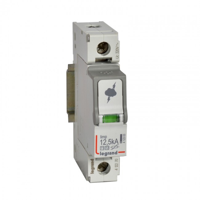 Limitador Sobretension Lexic Sobrepuestor T2 40kA 4P440V+SD 412270 — Legrand — Legrand
