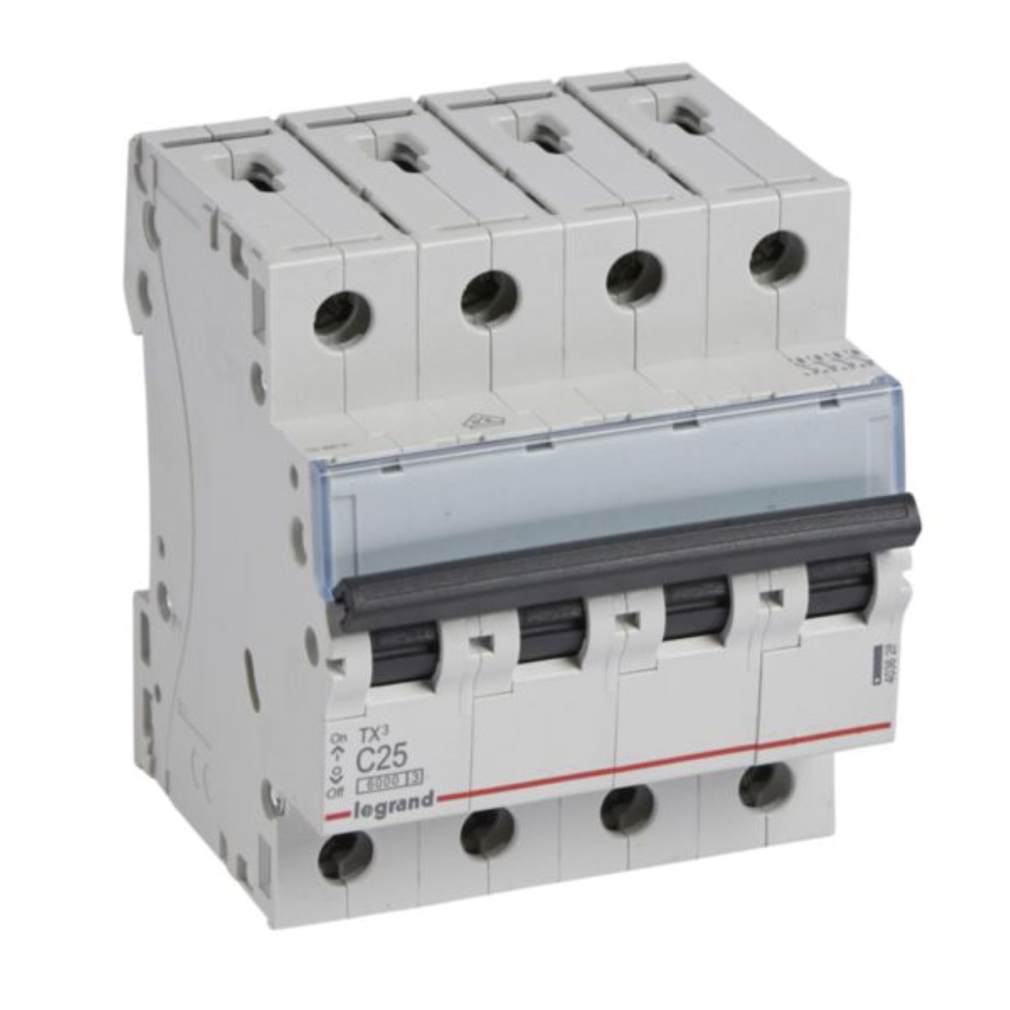 Interruptor automático 4x25A 6kA curva C TX3 403628 Legrand — Legrand
