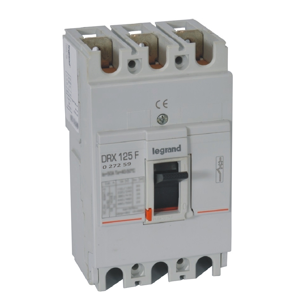Interruptor caja moldeada 3x80A 415V 35kA DRX — Fijo (sin regulación) 27259 Legrand — Legrand