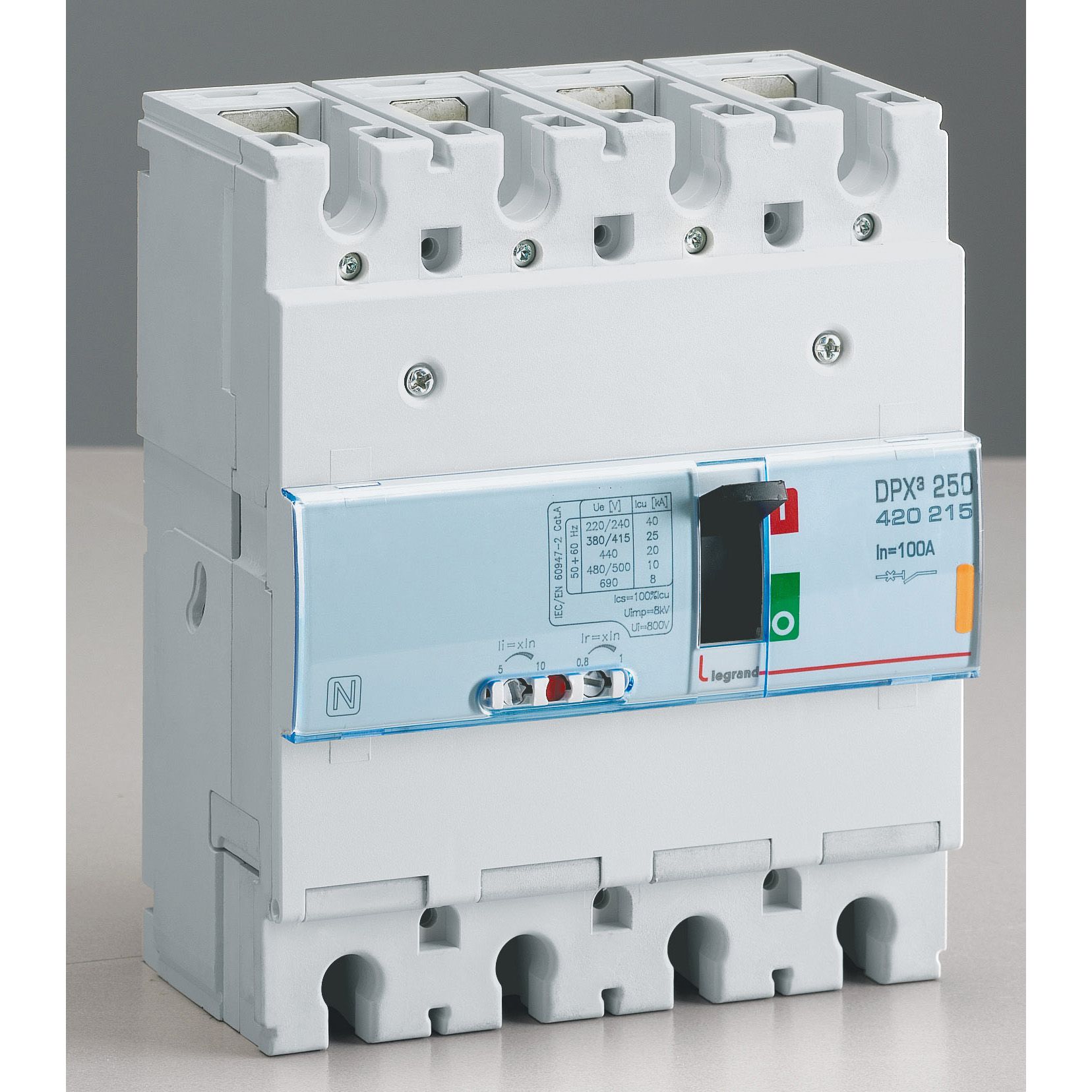 Interruptor caja moldeada 4x100A 25kA 420215 Legrand — Legrand