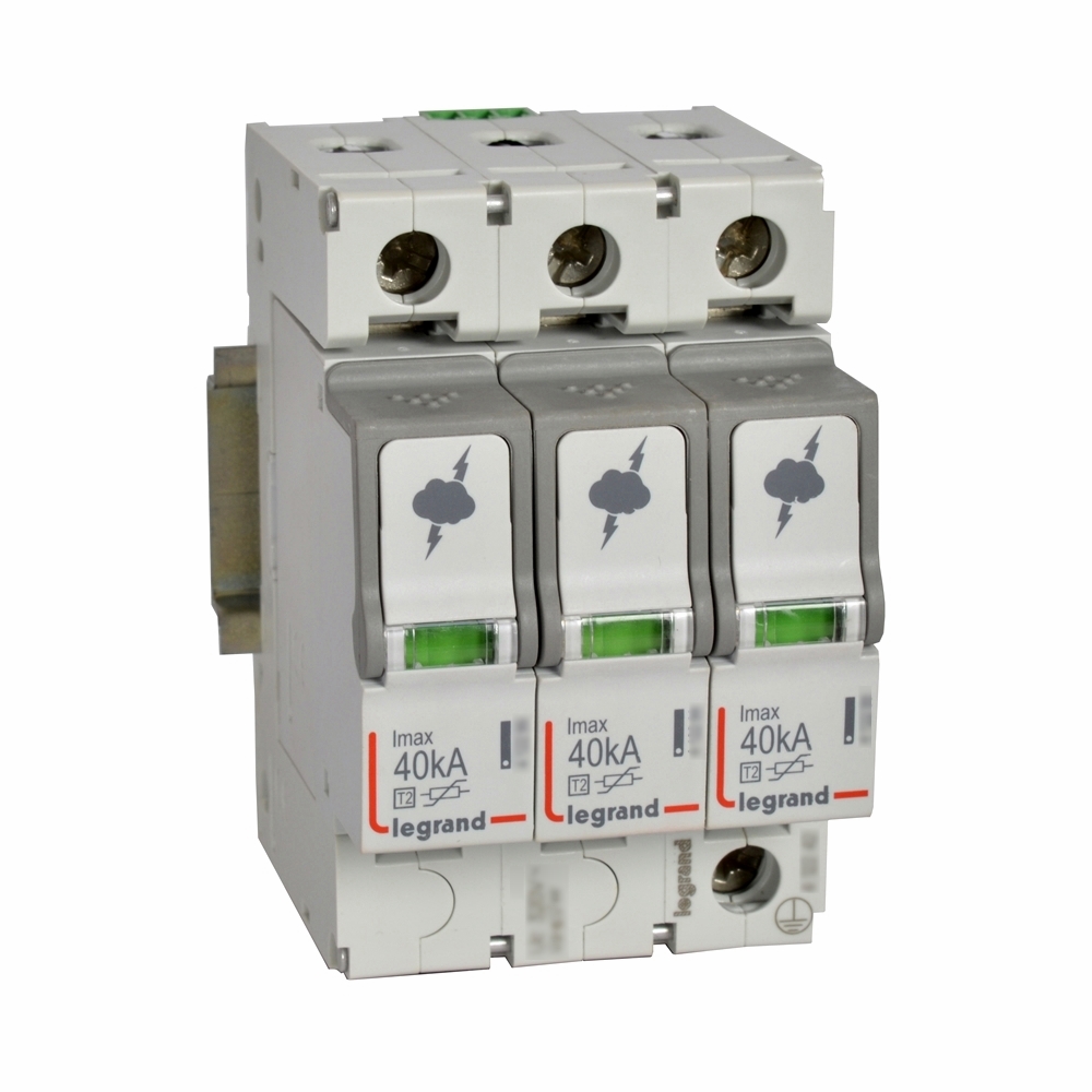 Limitador Sobretension Lexic Sobrepuesto T2 40kA 3P 440V 412232 — Legrand — Legrand