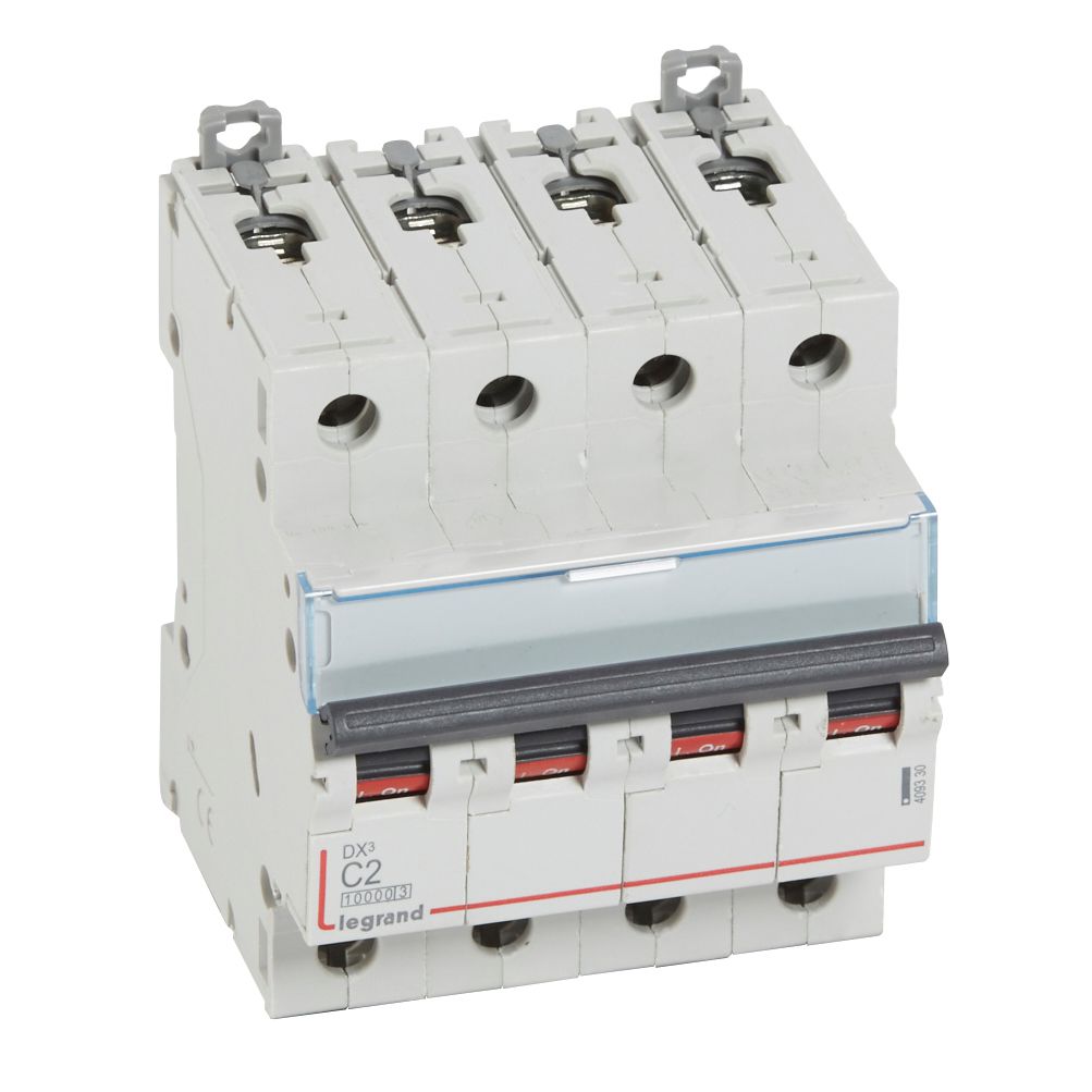 Interruptor automático 4x2A 16kA curva C 409330 Legrand — Legrand