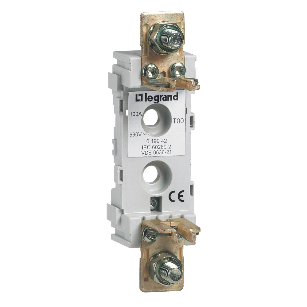 Bases Fusibles de Cuchilla Talla 00 100A. Unipolar 19942 — Legrand — Legrand