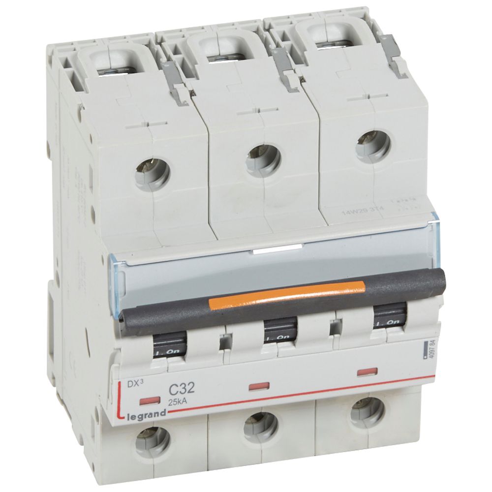 Interruptor automático 3P 25kA curva C DX3 409784 Legrand — Legrand