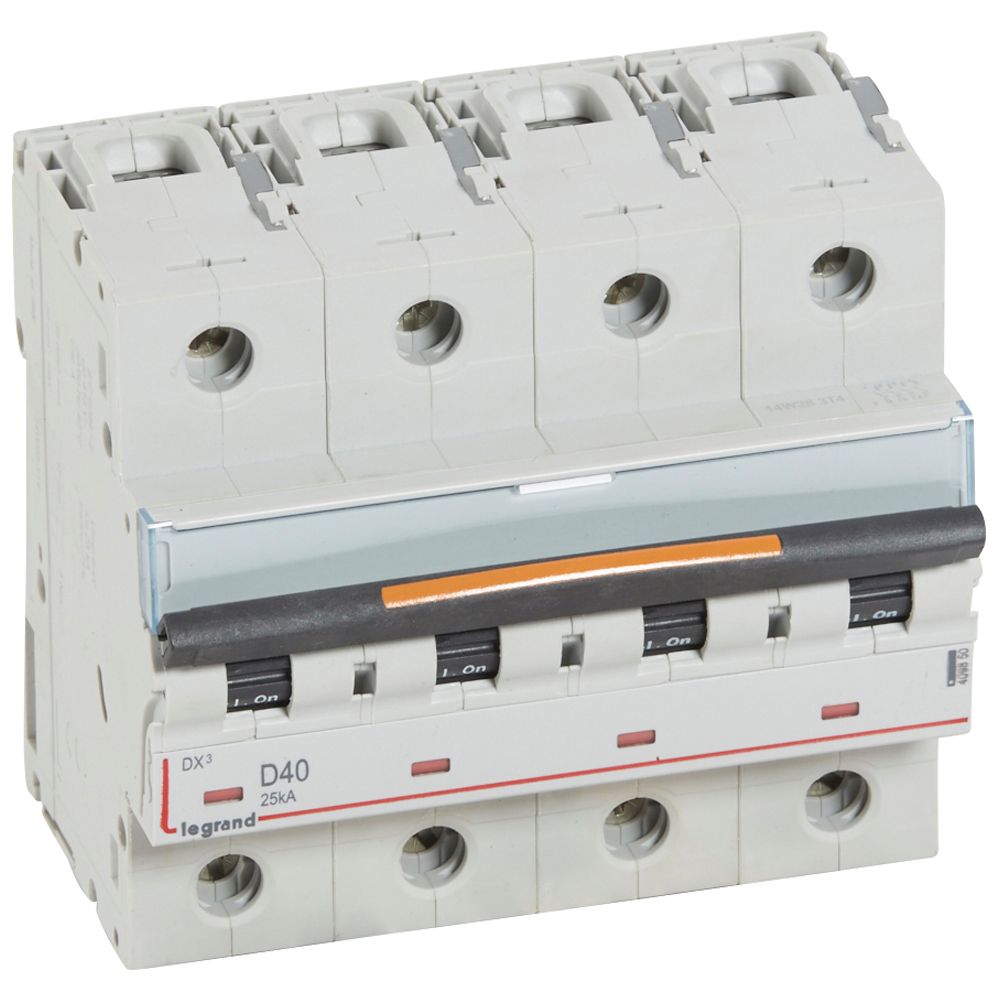 Interruptor automático 4P 25kA curva D DX3 409850 Legrand — Legrand