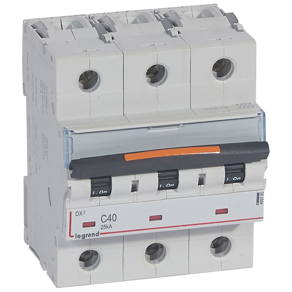 Interruptor automático 3P 25kA curva C DX3 409785 Legrand — Legrand