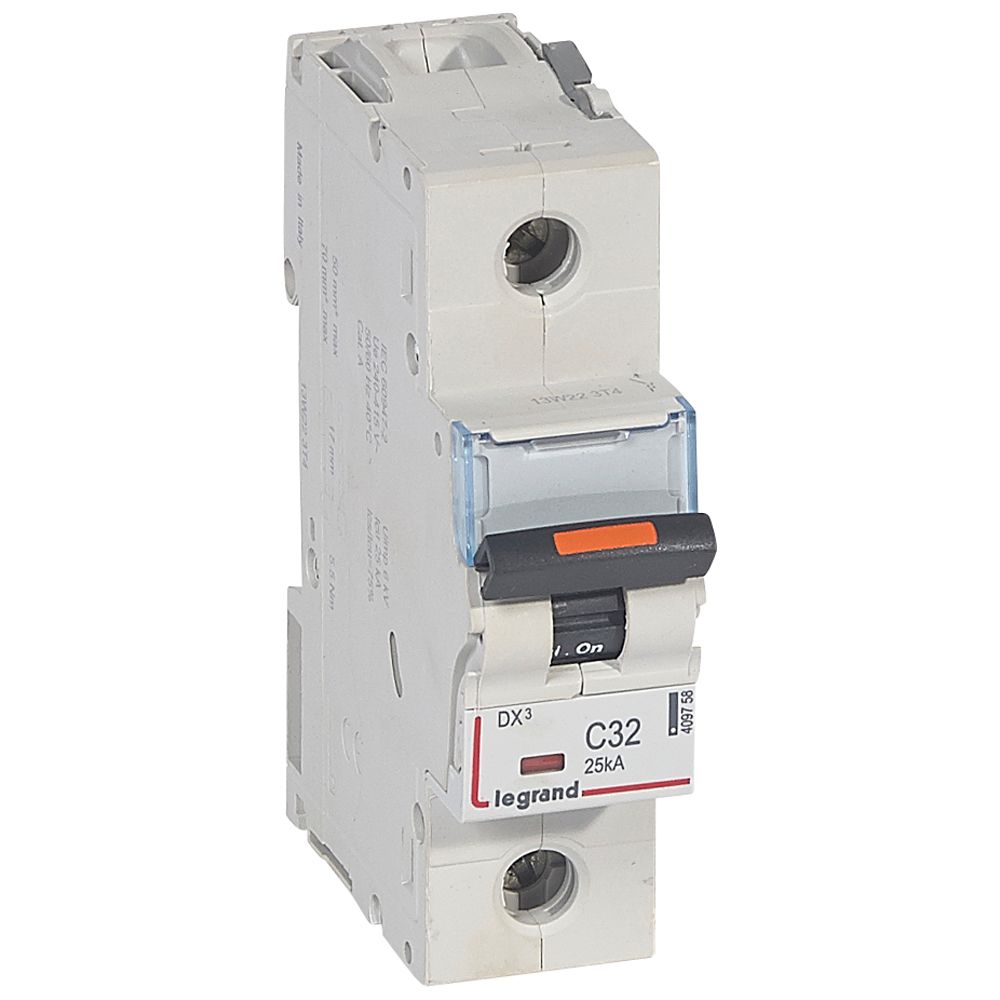 Interruptor automático 1P 25kA curva C DX3 409758 Legrand — Legrand