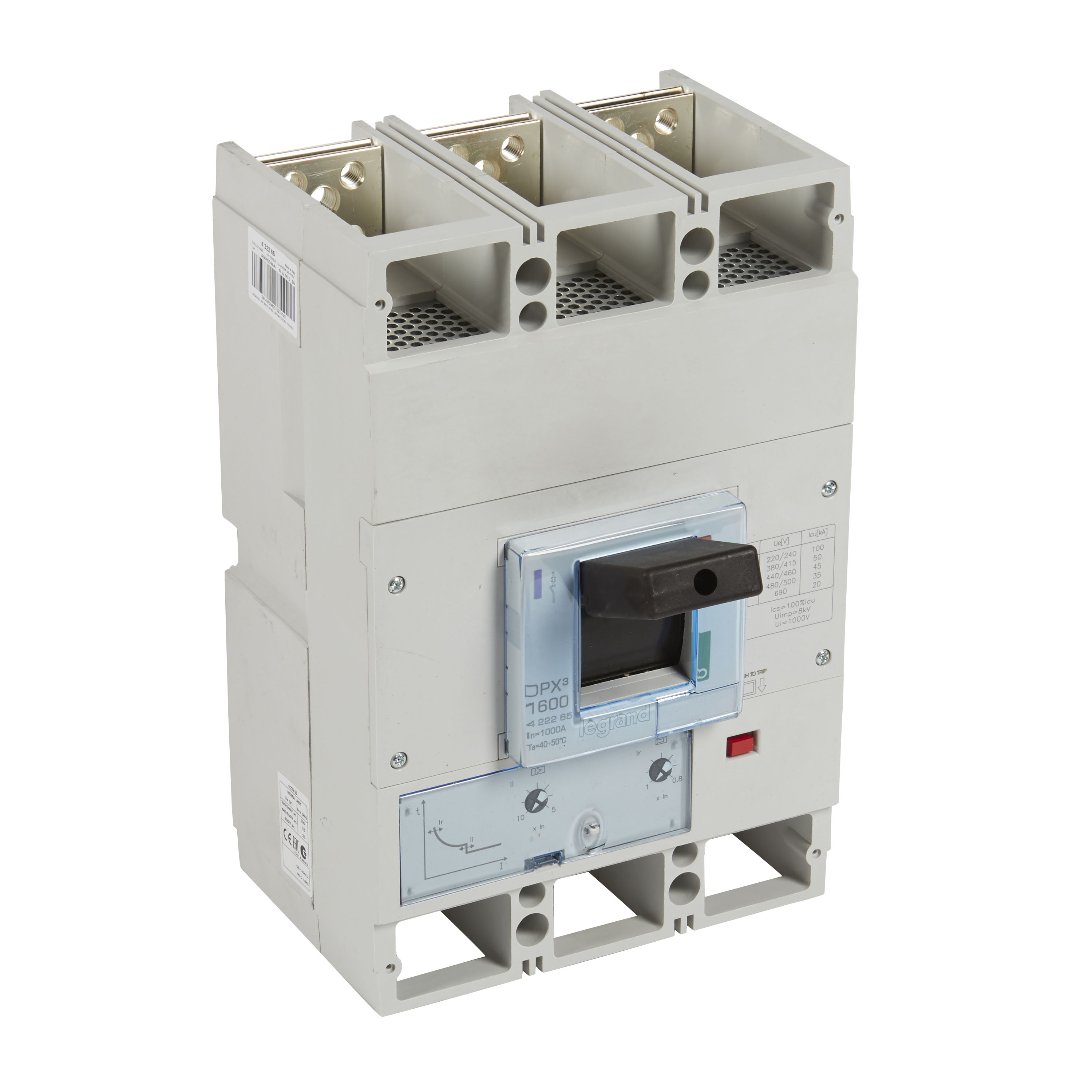 Interruptor caja moldeada 3x1000A 400V 50kA DPX3 422265 Legrand — Legrand