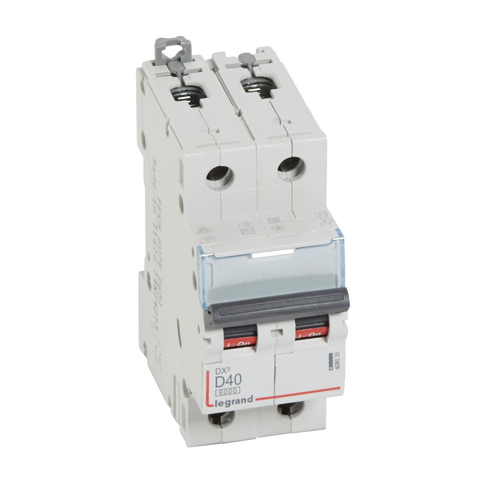 Interruptor automático 2P 10kA curva D DX3 408035 Legrand — Legrand