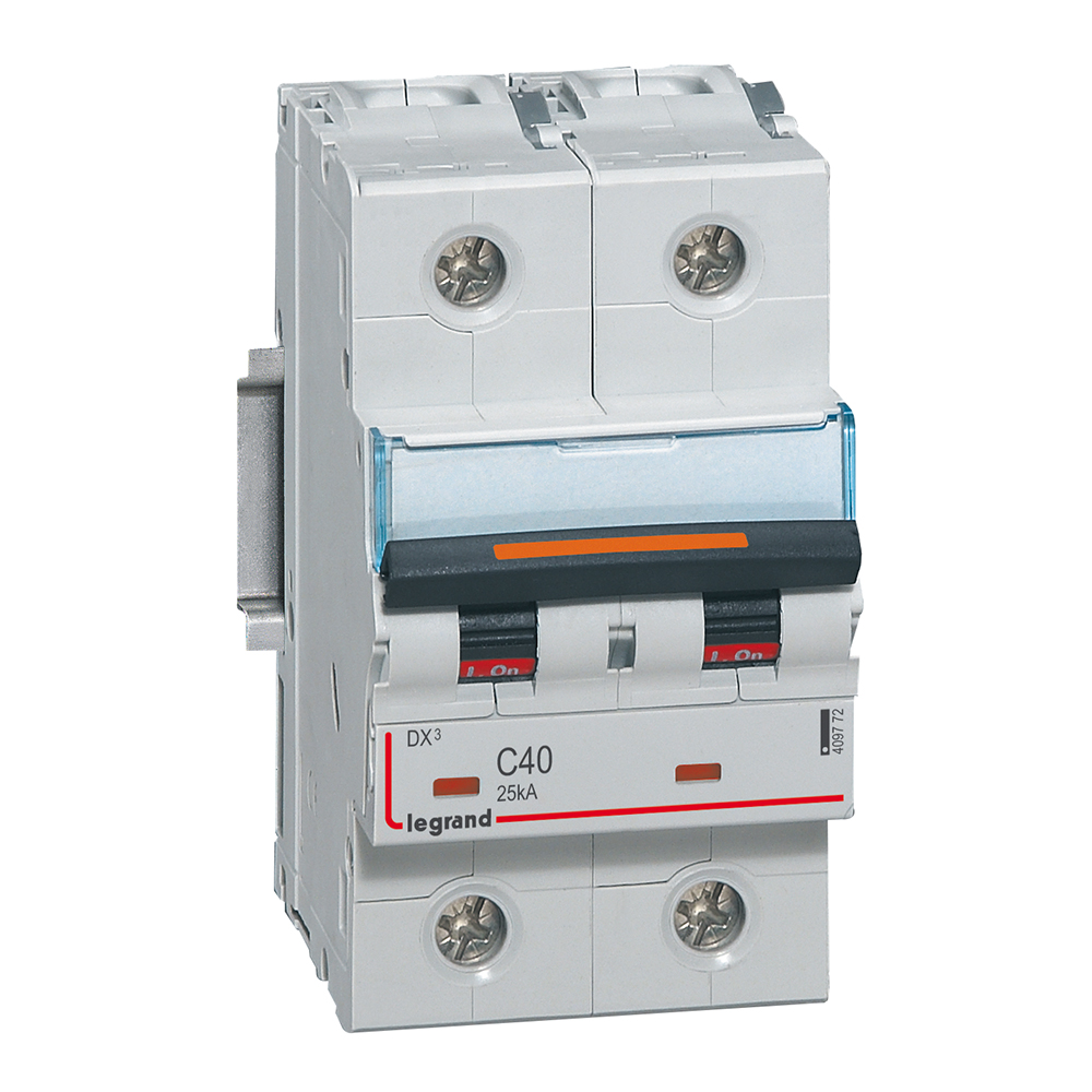 Interruptor automático 2P 25kA curva C DX3 409772 Legrand — Legrand