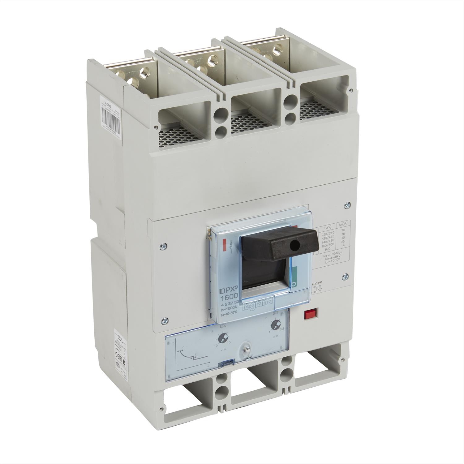 Interruptor caja moldeada 3x1000A 400V 36kA DPX3 422253 Legrand — Legrand