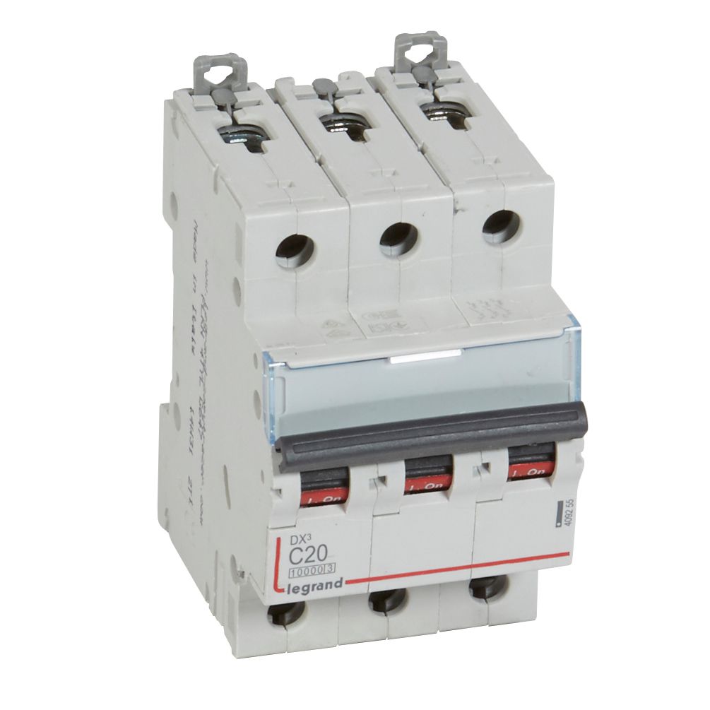 Interruptor automático 3P 16kA curva C DX3 409255 Legrand — Legrand