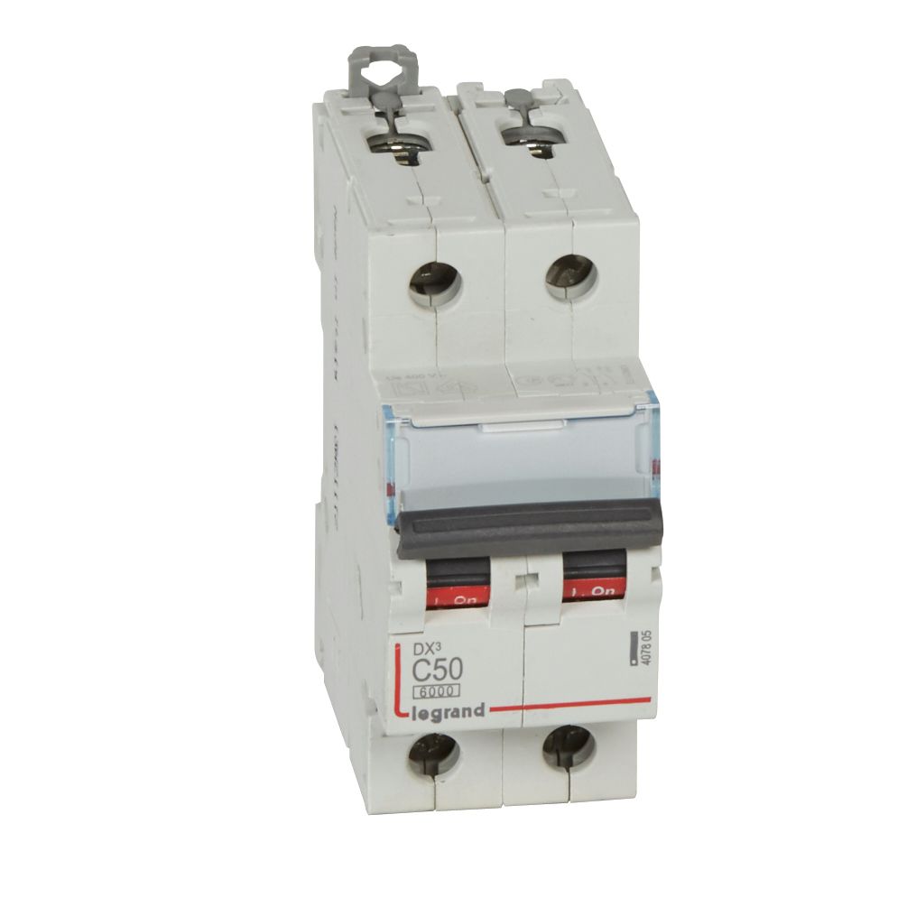 Interruptor automático 2P 10kA curva C DX3 407805 Legrand — Legrand