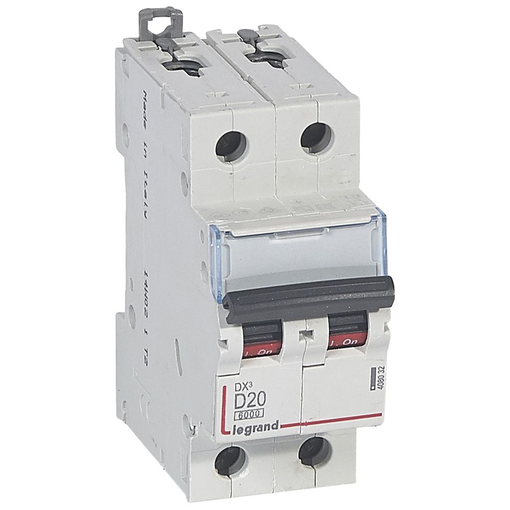Interruptor automático 2P 10kA curva D DX3 408032 Legrand — Legrand