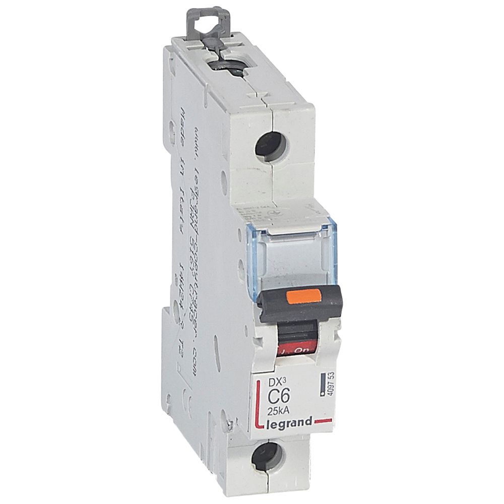 Interruptor automático 1P 25kA curva C DX3 409753 Legrand — Legrand