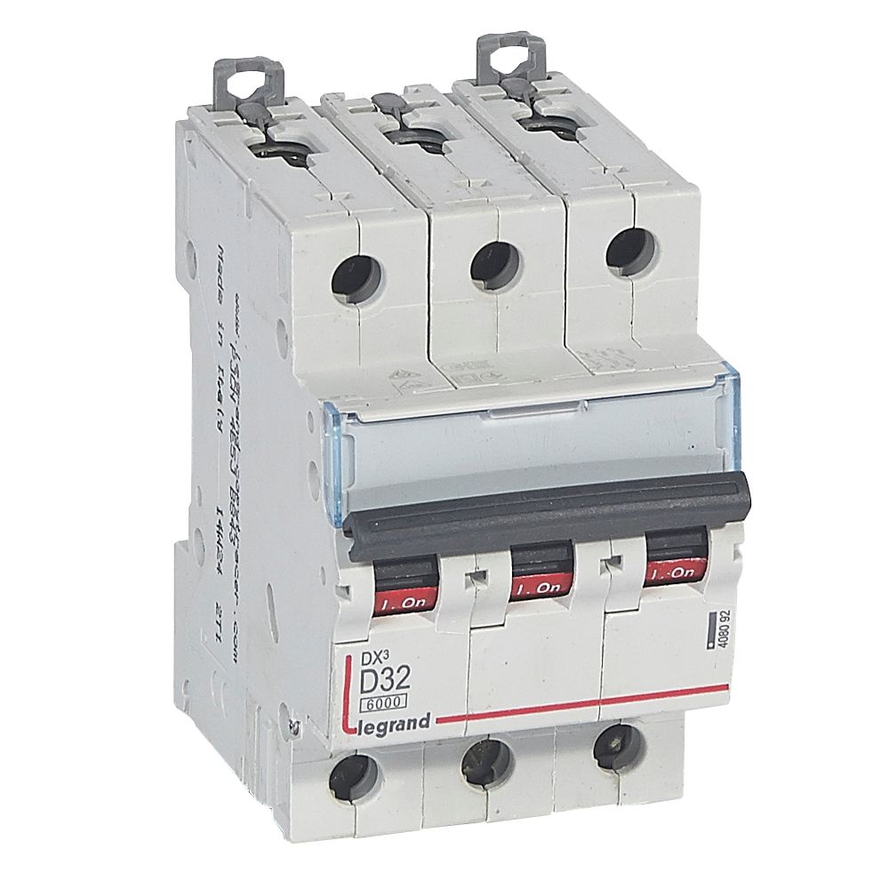 Interruptor automático 3P 10kA curva D DX3 408092 Legrand — Legrand