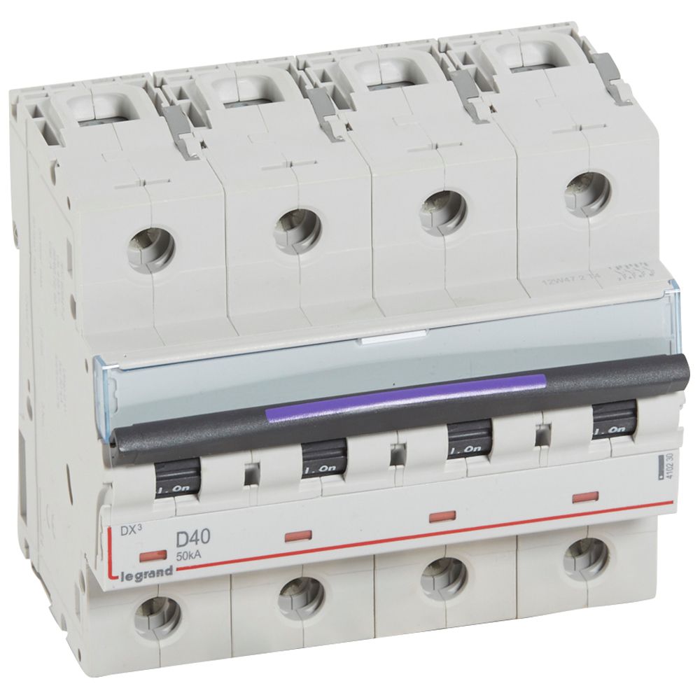 Interruptor automático 4P 50kA curva D DX3 410230 Legrand — Legrand