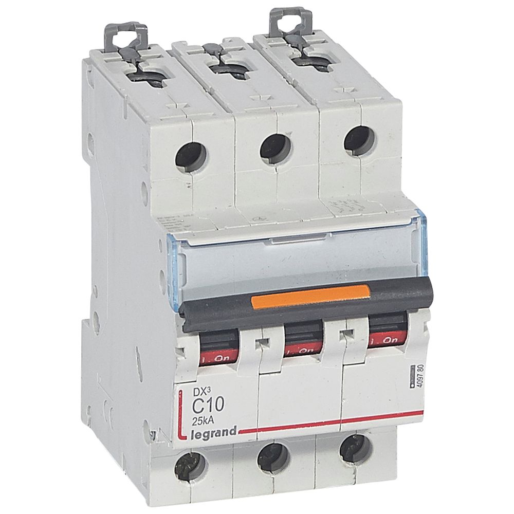 Interruptor automático 3P 25kA curva C DX3 409780 Legrand — Legrand