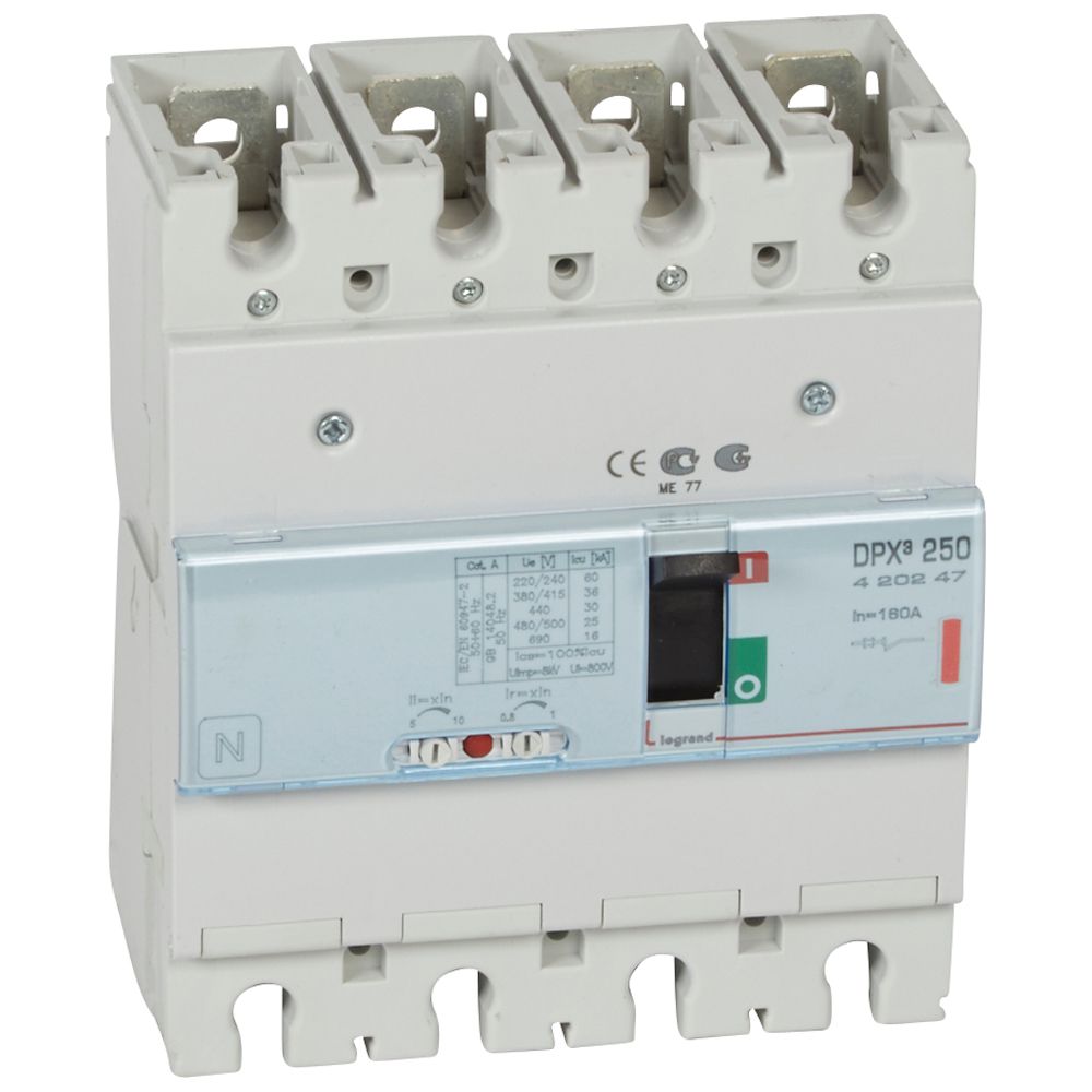 Interruptor caja moldeada 4x160A 36kA 420247 Legrand — Legrand