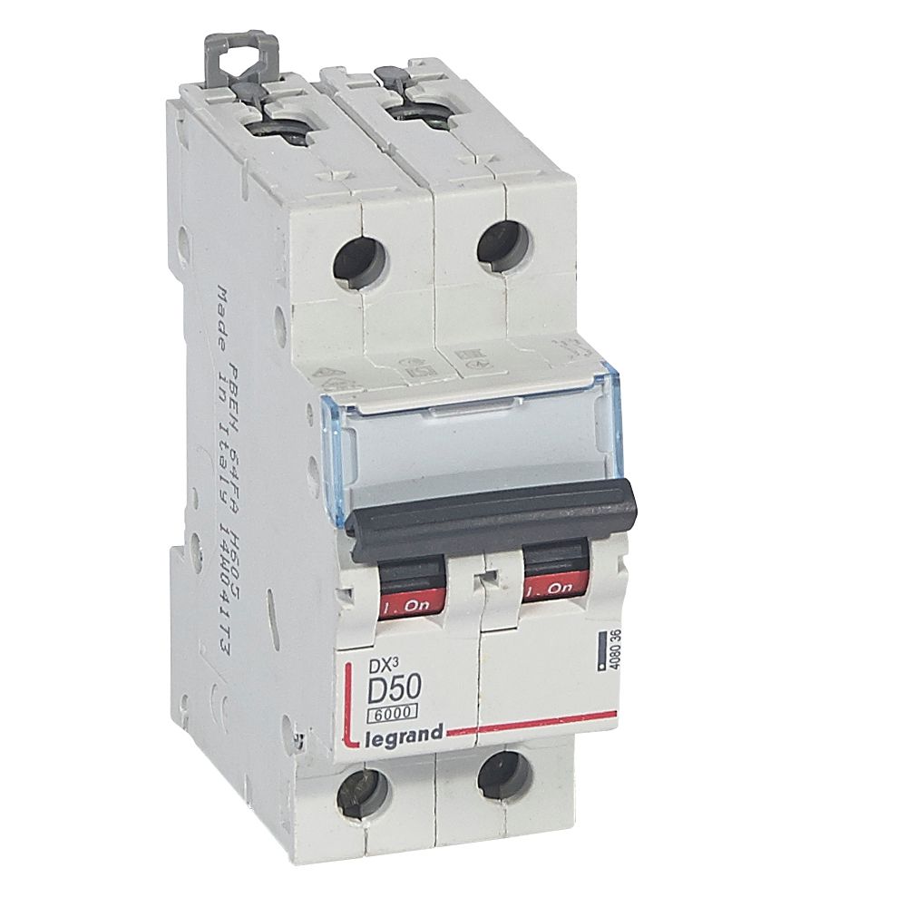 Interruptor automático 2P 10kA curva D DX3 408036 Legrand — Legrand