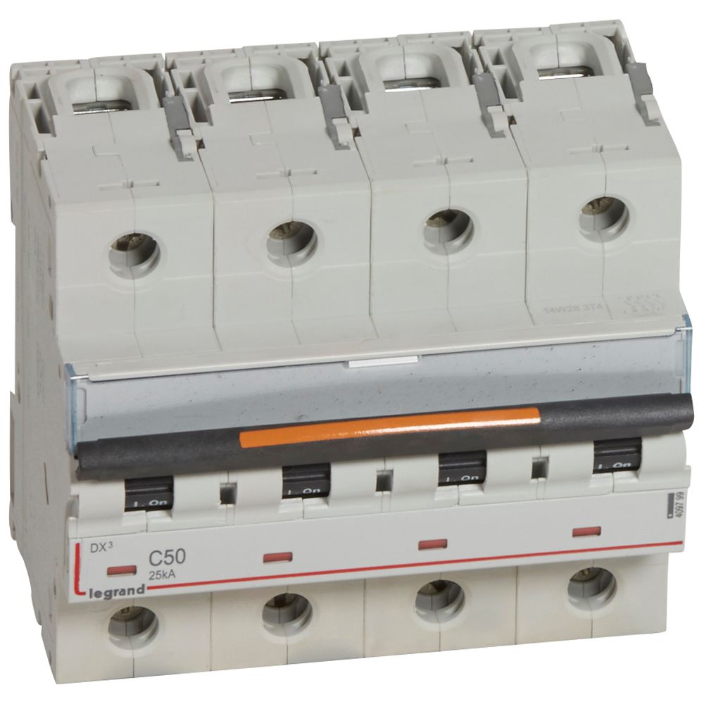 Interruptor automático 4P 25kA curva C DX3 409799 Legrand — Legrand