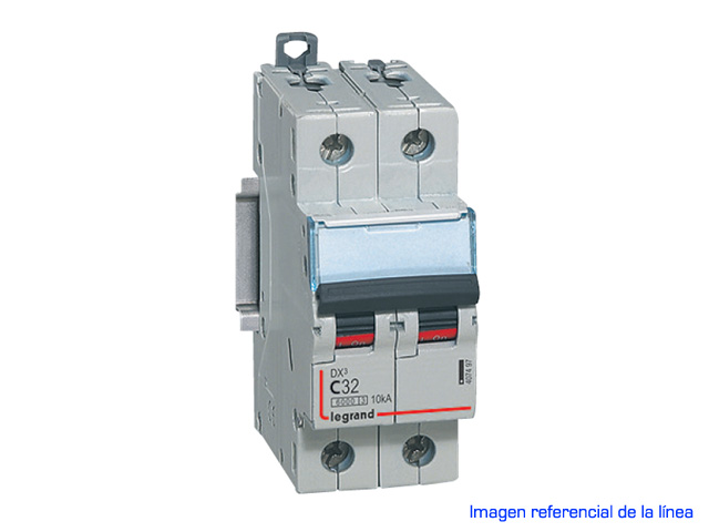 Interruptor automático 2P 10kA curva C DX3 407795 Legrand — Legrand