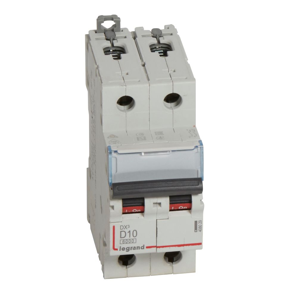 Interruptor automático 2P 10kA curva D DX3 408029 Legrand — Legrand