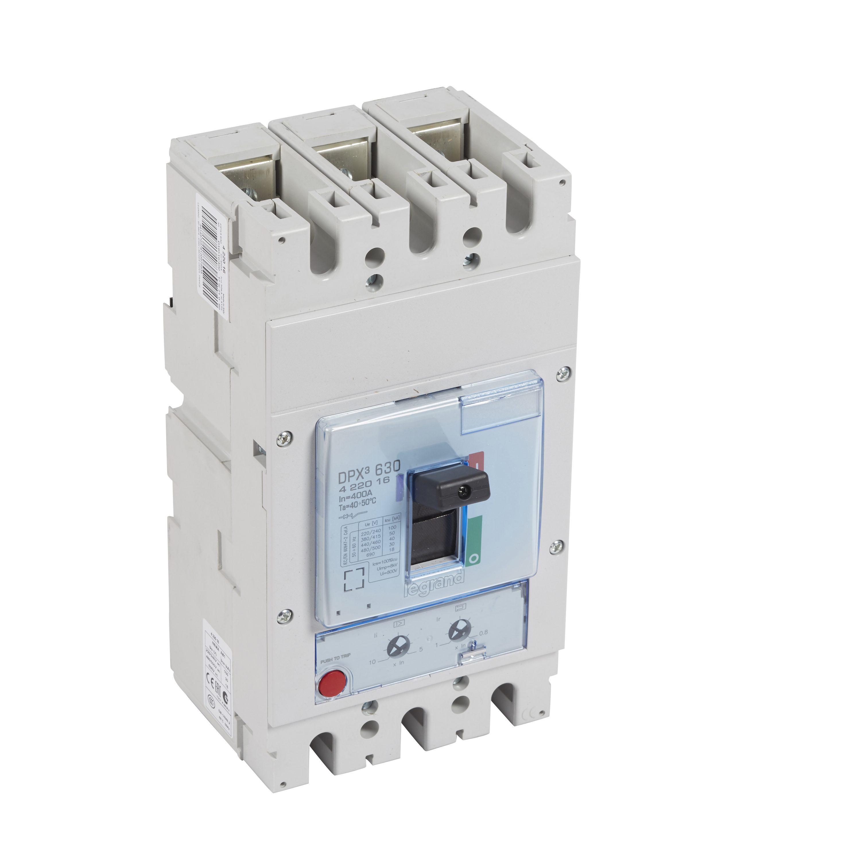 Interruptor caja moldeada 3x320A 400V 50kA DPX3 422016 Legrand — Legrand