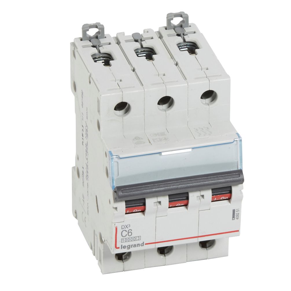 Interruptor automático 3P 16kA curva C DX3 409251 Legrand — Legrand