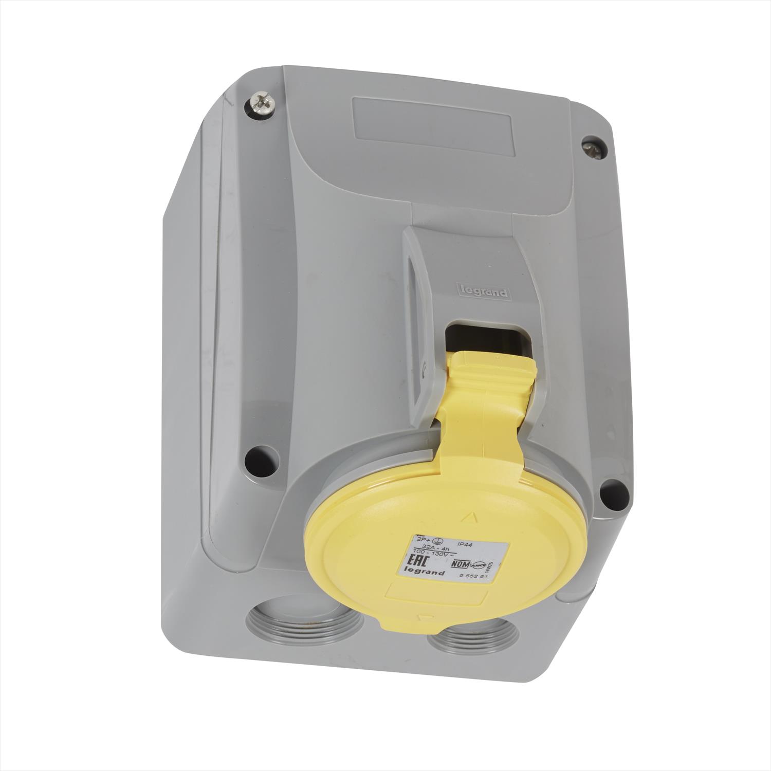 Enchufe Industrial P17 Sobrepuesta 2P+T 32A/110V 555251 — Legrand — Legrand