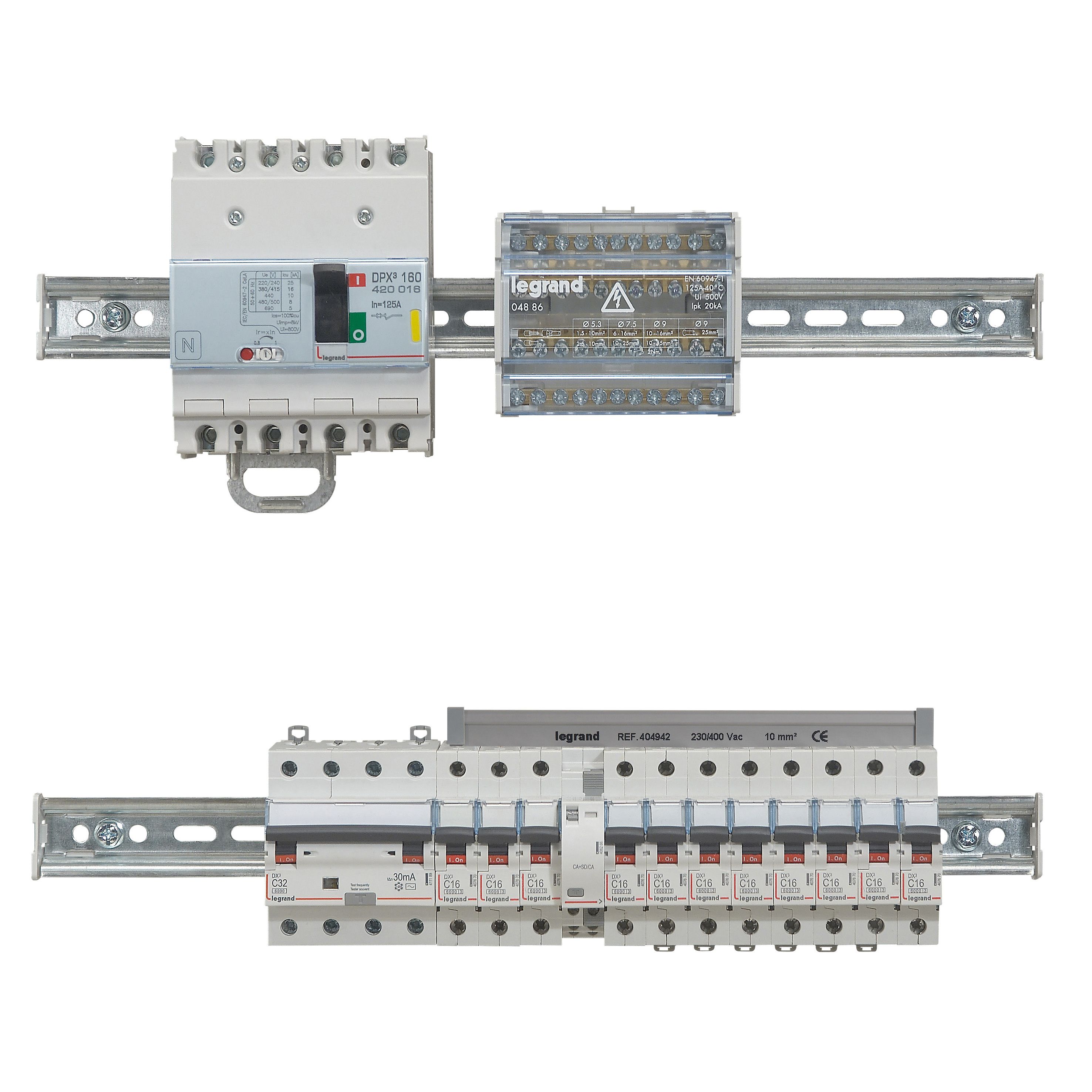 Disyuntor DX3 Diferenciales Monoblock 6000 10kA Curva C Tetrapolar Tipo AC 411189 — Legrand — Legrand