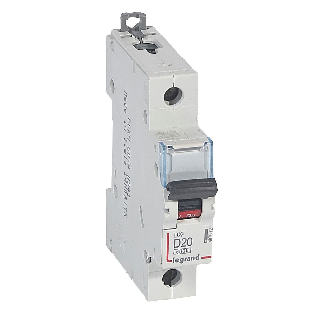 Interruptor automático 1P 10kA curva D DX3 407972 Legrand — Legrand
