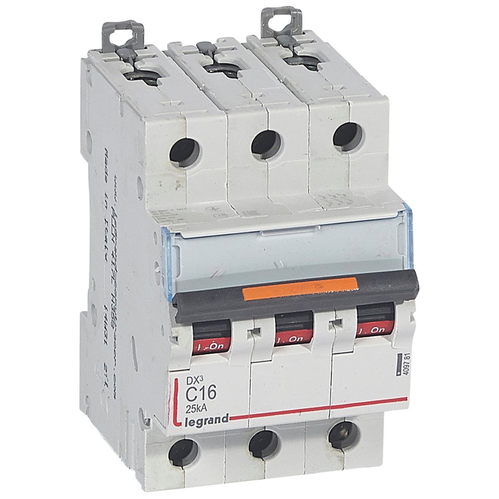 Interruptor automático 3P 25kA curva C DX3 409781 Legrand — Legrand