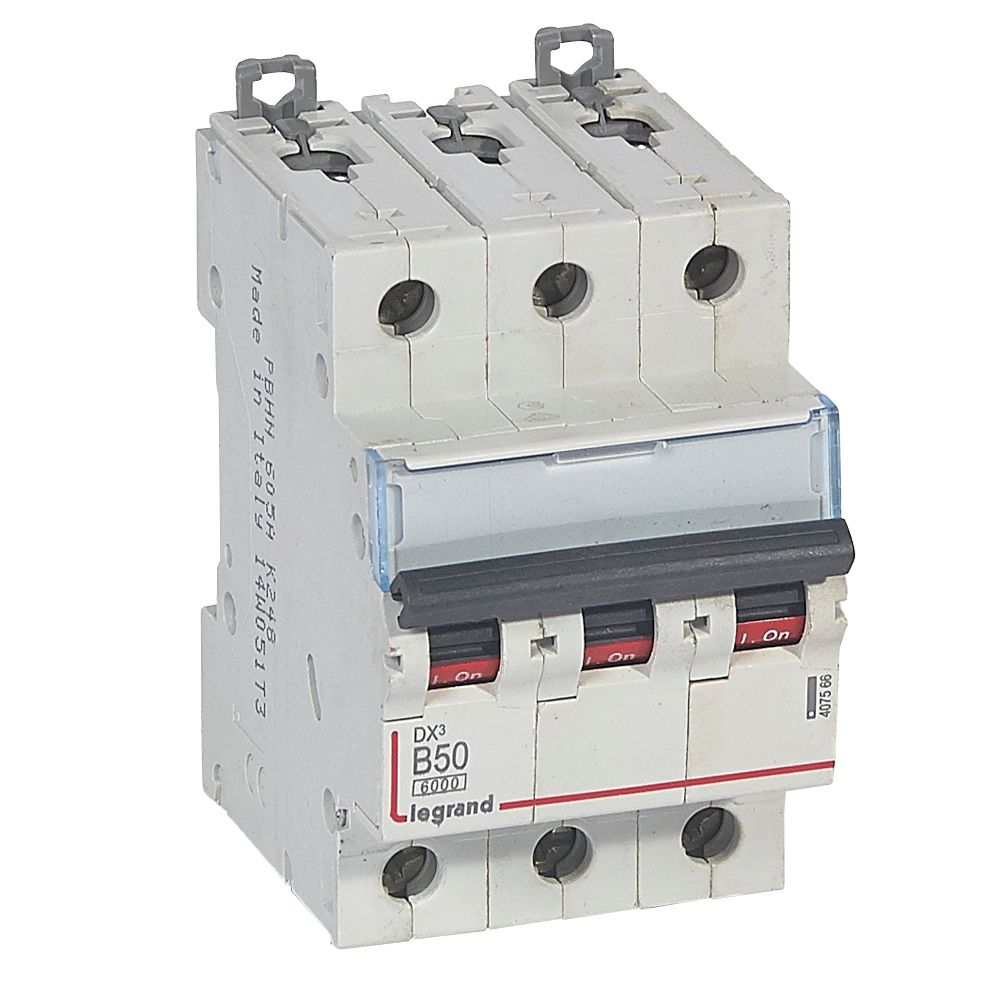 Interruptor automático 3P 10kA curva B DX3 407566 Legrand — Legrand