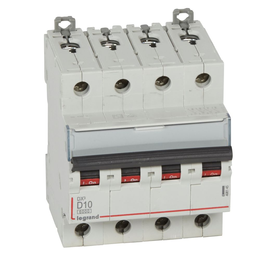 Interruptor automático 4P 10kA curva D DX3 408145 Legrand — Legrand