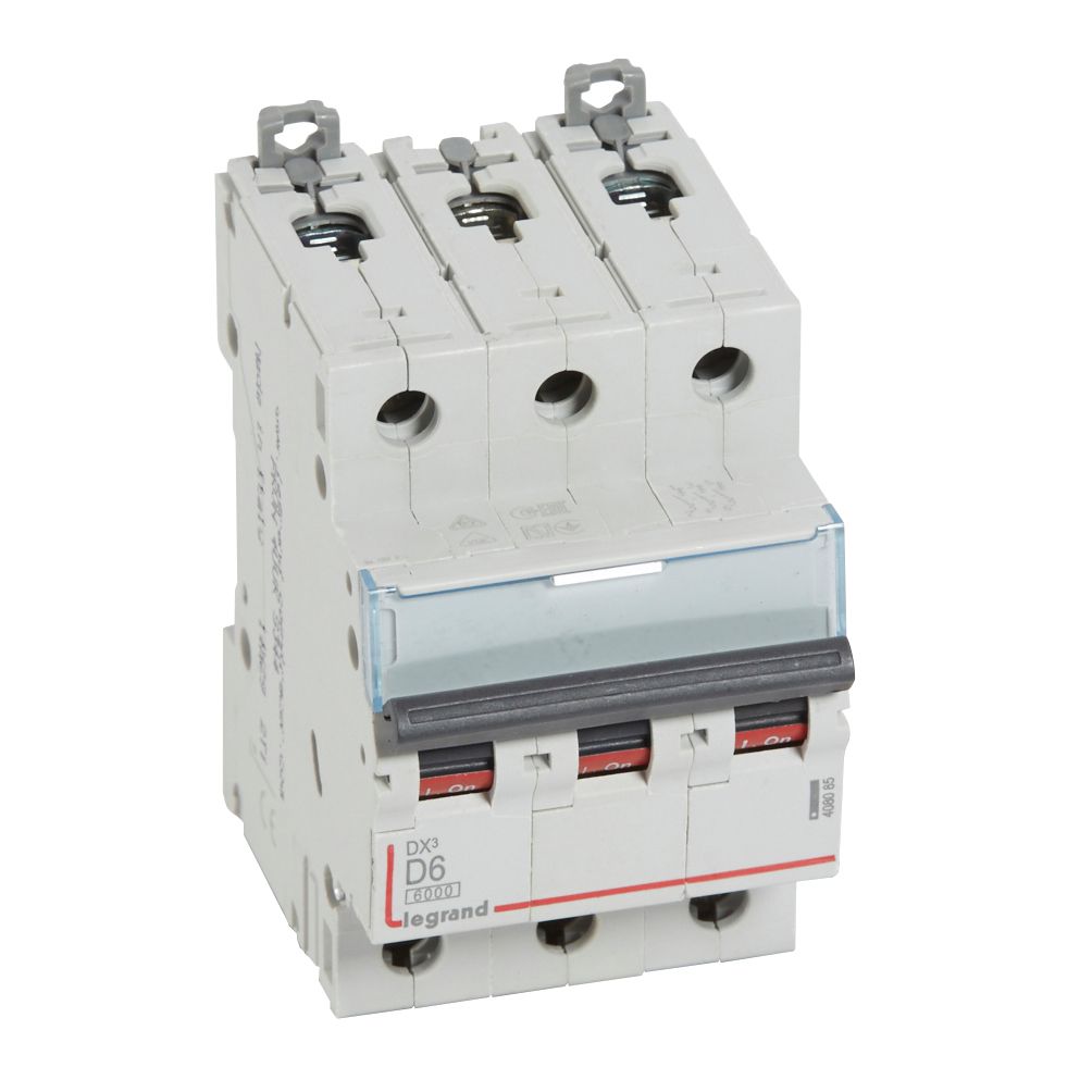 Interruptor automático 3P 10kA curva D DX3 408085 Legrand — Legrand