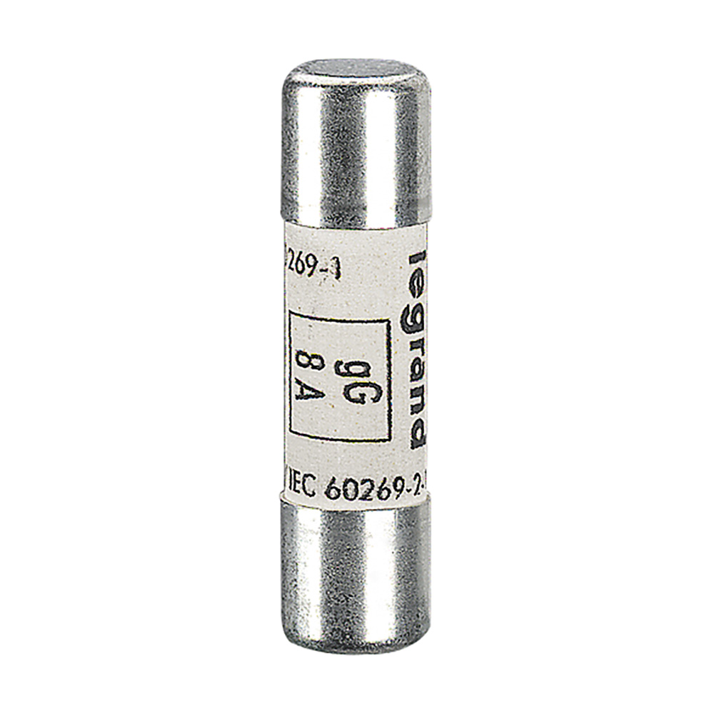 Fusible Industrial Cilindrico Tipo Gg(rapido) 10x38 8A. 13308 — Legrand — Legrand