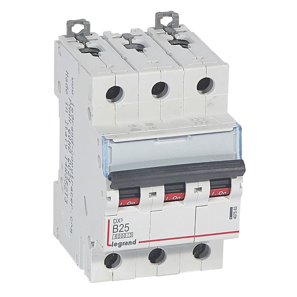 Interruptor automático 3P 10kA curva B DX3 407563 Legrand — Legrand
