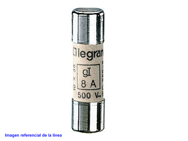 Fusible 8.5x31,5 C/i 10A/380V/20kA 12410 — Legrand — Legrand