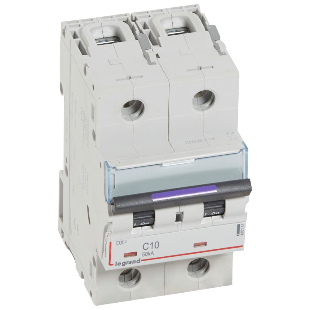 Interruptor automático 2P 50kA curva C DX3 410147 Legrand — Legrand