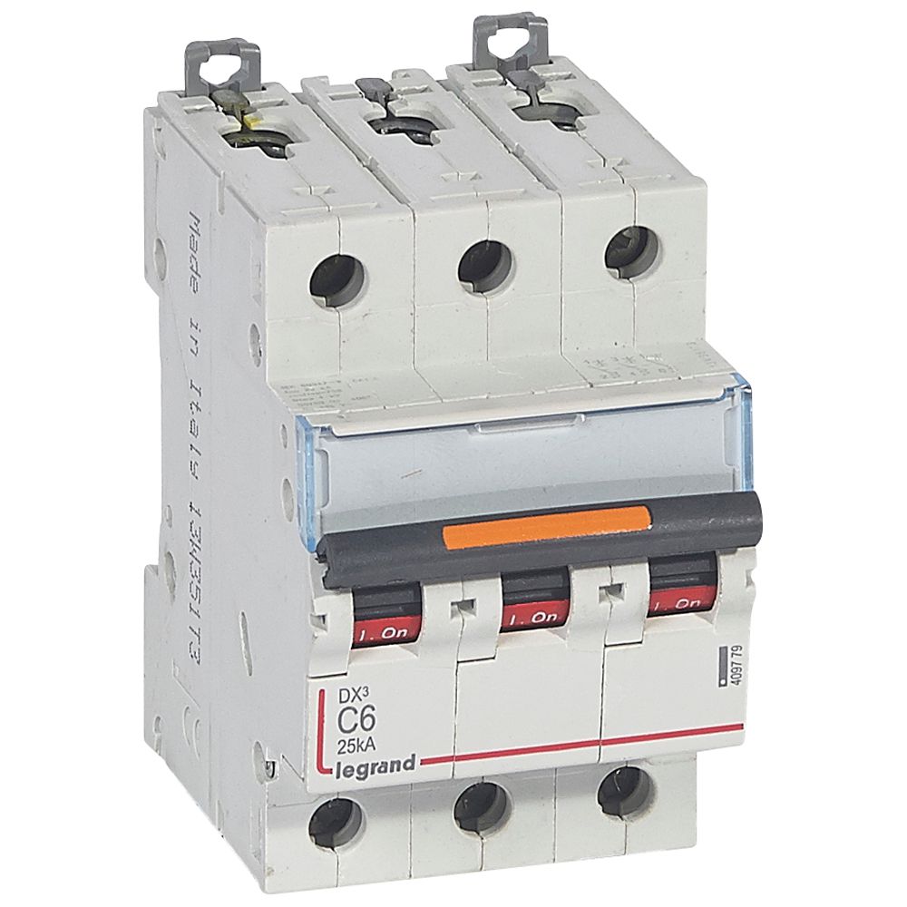 Interruptor automático 3P 25kA curva C DX3 409779 Legrand — Legrand